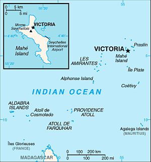 Map - Seychelles