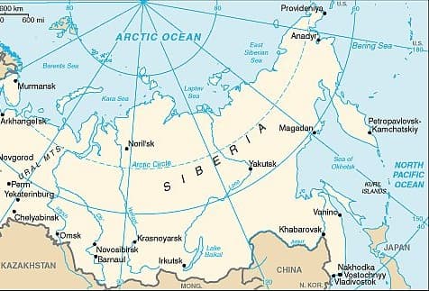 Map - Siberia