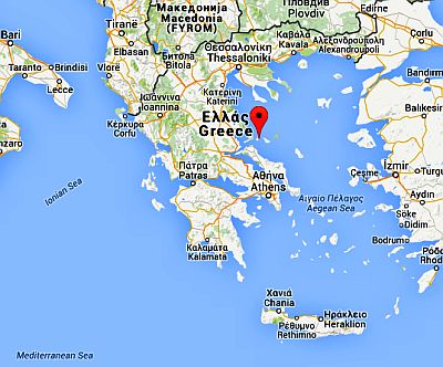 Position of Skiathos