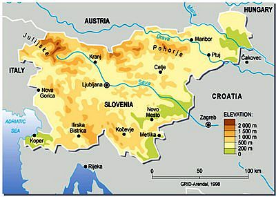 Ljubljana Climate Chart