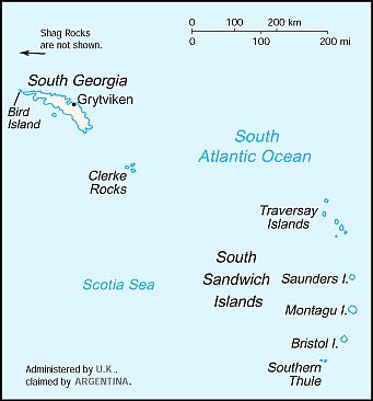 Map - South Georgia