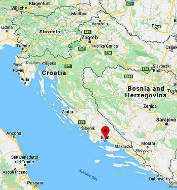 Split, where it's located