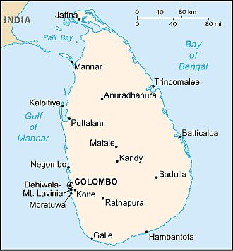 Map - Sri Lanka