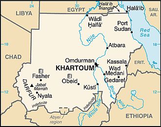 Map - Sudan