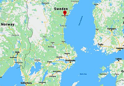 Sundsvall, where it's located