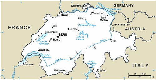 Map - Switzerland