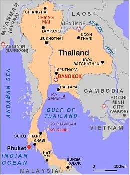Phuket, where it is