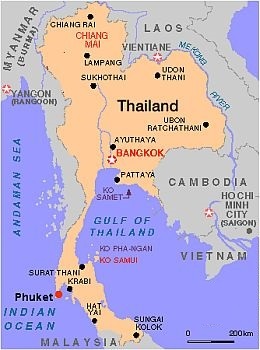 Thailand Weather Year Round Chart