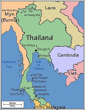 Map - Thailand