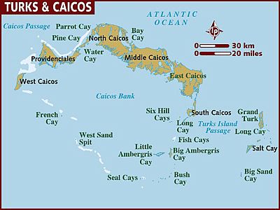 Map - Turks And Caicos