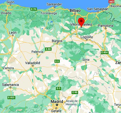 Vitoria-Gasteiz, where it's located
