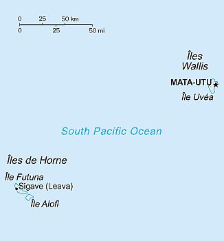 Map - Wallis And Futuna