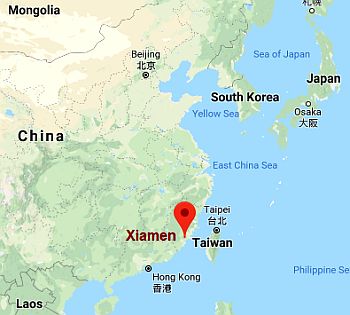 Xiamen, where it is located