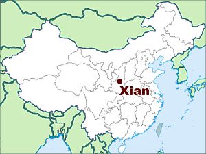 Xian, where it is