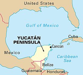 Yucatan, where it is
