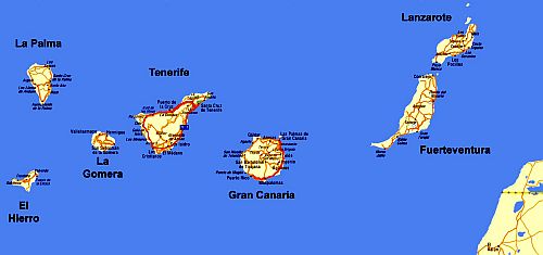 Map - Canary Islands