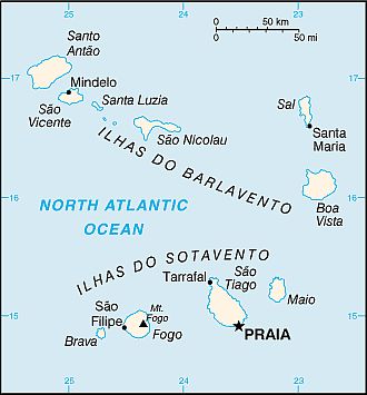 Map - Cape Verde