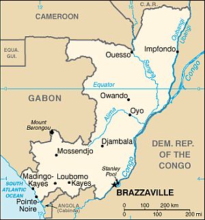 Map - Congo