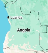 Mbanza Kongo, position on the map