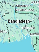 Barisal, location on the map