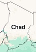 Abéché, location on the map