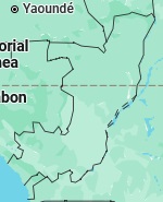 Brazzaville, location on the map