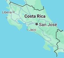 Liberia, position on the map