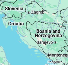 Varazdin, position on the map