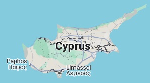 Nicosia, position on the map