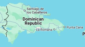 Barahona, location on the map