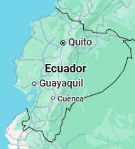 Esmeraldas, position on the map