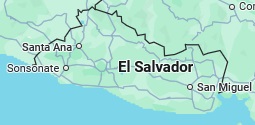 Santa Ana, position on the map