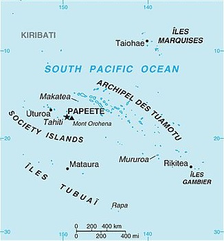 Atuona, position on the map