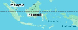 Ambon, location on the map