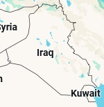 Mosul, position on the map
