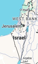 Beersheba, location on the map