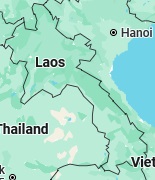 Luang Prabang, location on the map
