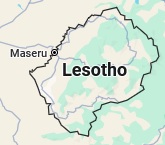 Maseru, location on the map