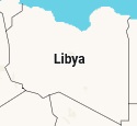 Zuwarah, position on the map