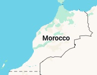 Tangier, position on the map