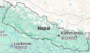 Biratnagar, location on the map