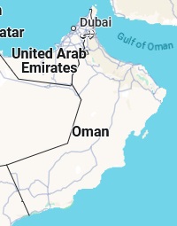 Buraimi, location on the map