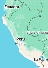 Tumbes, position on the map