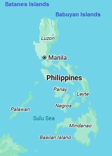 Basco, position on the map