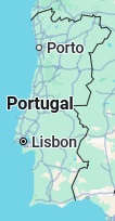 Bragança, position on the map
