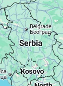 Belgrade, location on the map