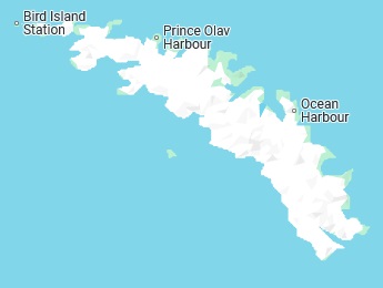 Bird Island, location on the map