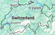 Basel, location on the map