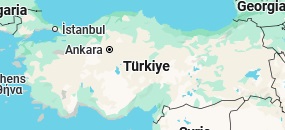 Edirne, position on the map