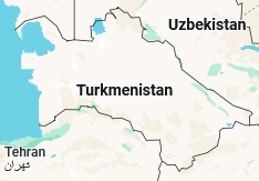 Dashoguz, position on the map